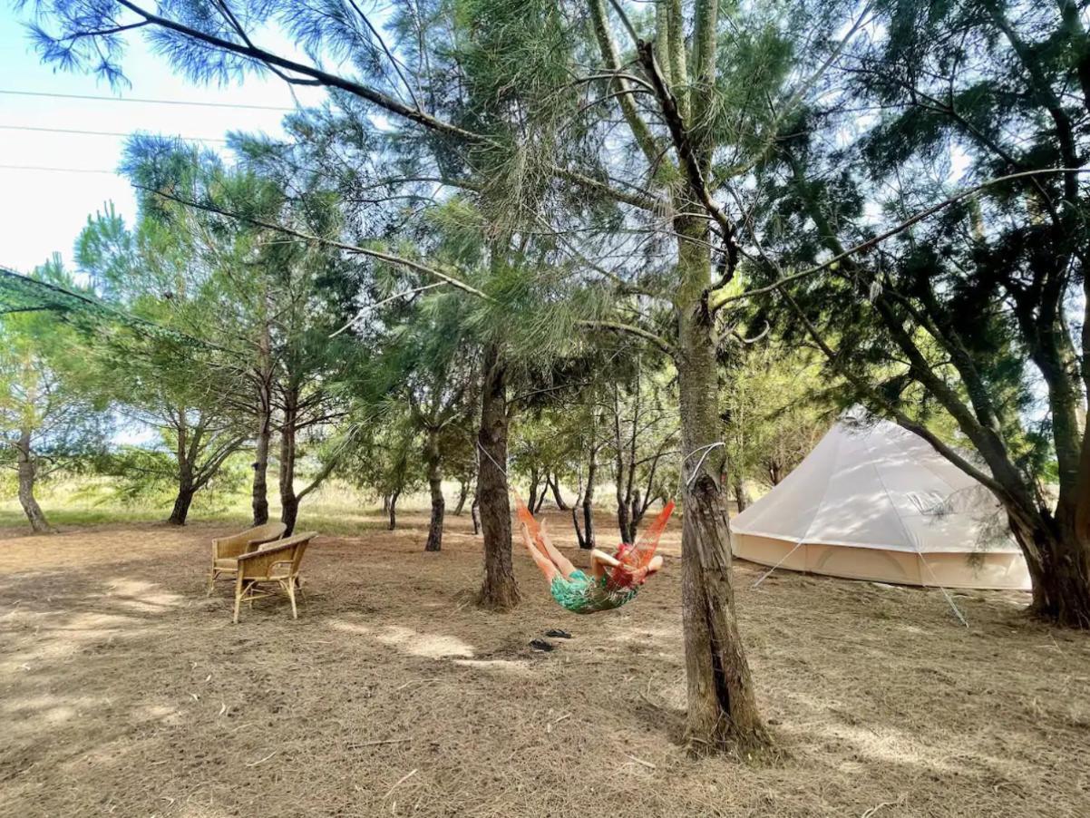 Glamping On Organic Yoga Farm With Natural Swimming Pool Near Beach Moncarapacho Exterior photo